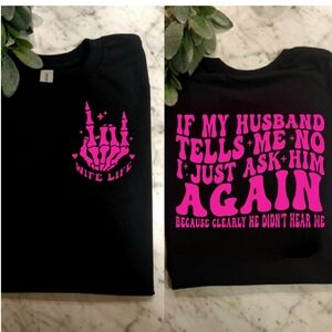 Wife shirt cute retro humor funny married popular wifey life